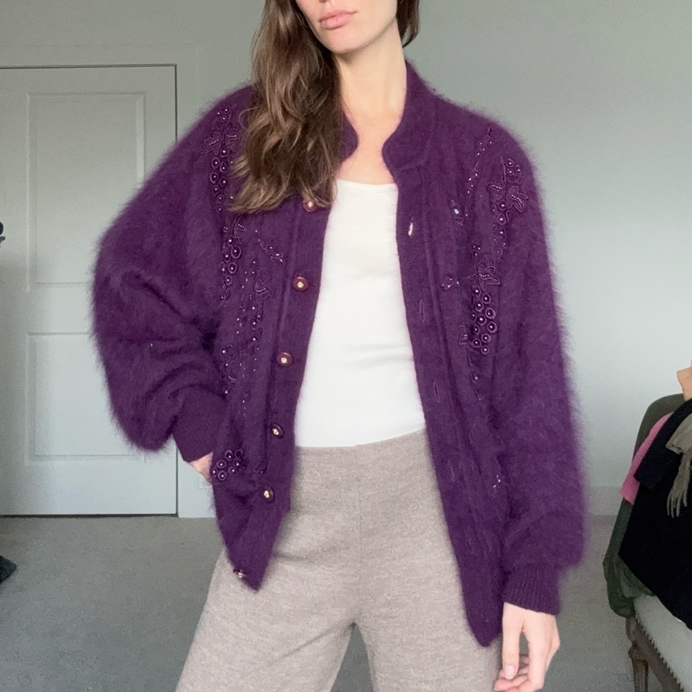 Cool Purple Women's Sweater cardigan